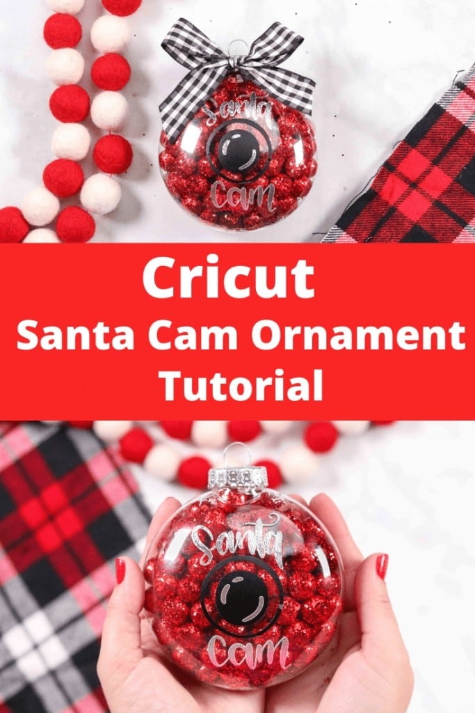 How to Make a Santa Cam Ornament with a Cricut