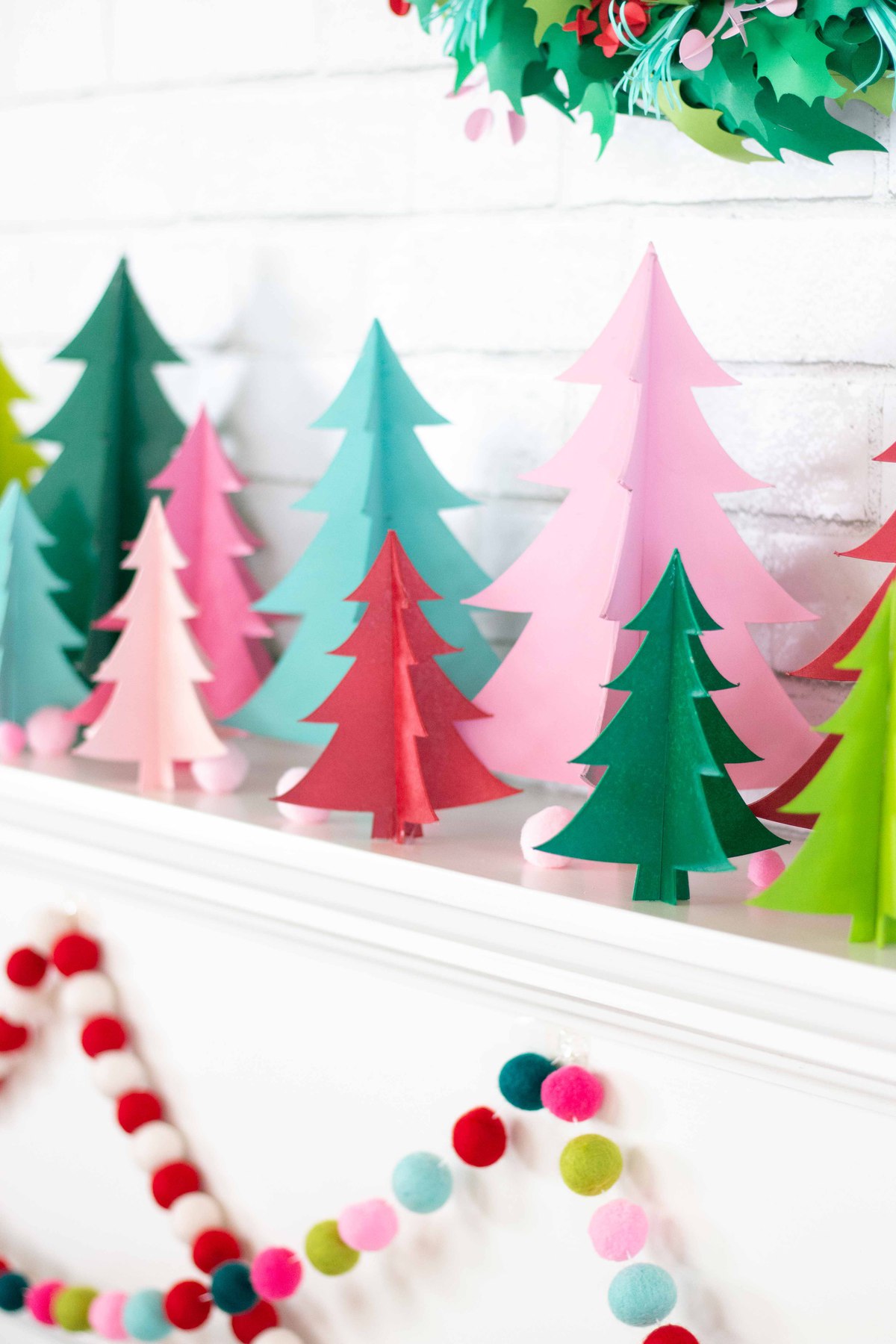 DIY Painted Christmas Trees JOANN - Sweet Red Poppy