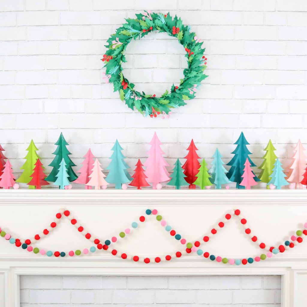 DIY Painted Christmas Trees JOANN - Sweet Red Poppy