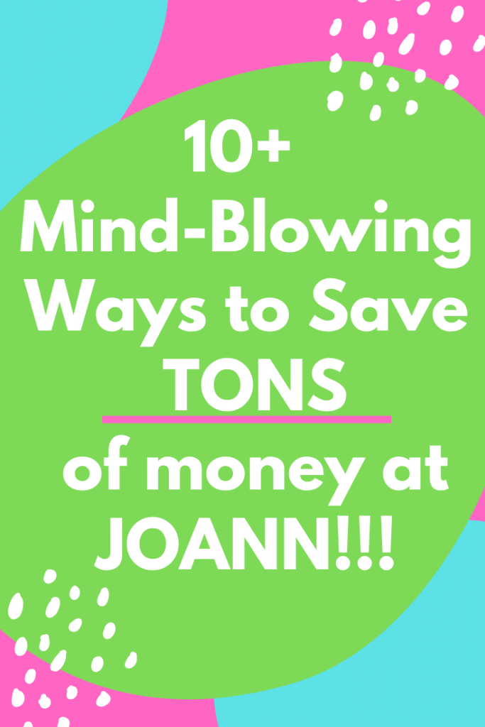 How to save tons of money at Joann