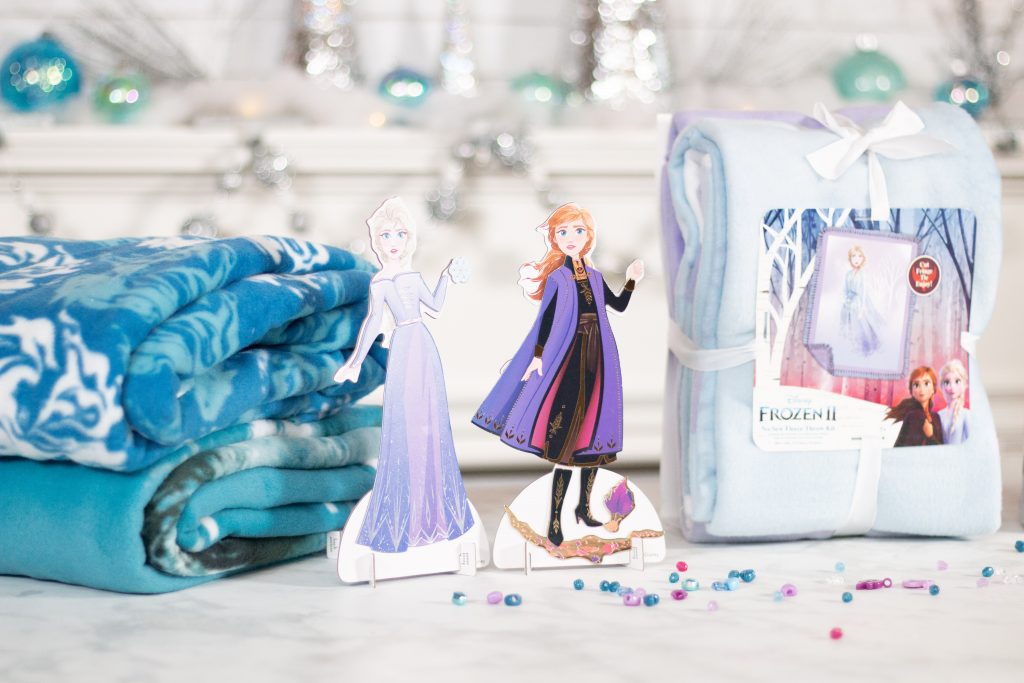 Use the Frozen No-Sew Blanket Kit to Inspire Your Child to Sew - Sew Daily