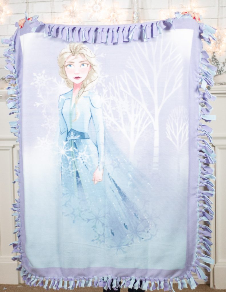 Frozen 2 no sew fleece throw kit hot sale