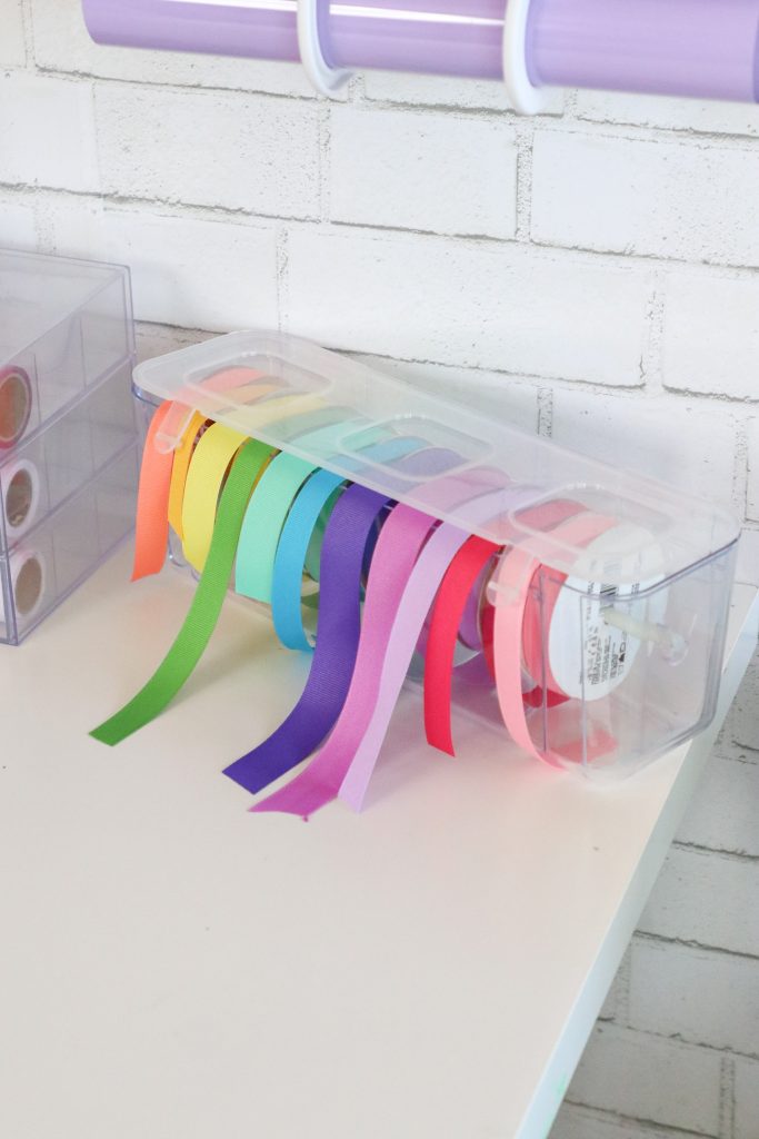 Deflecto Ribbon Dispenser, Clear : Office Products 