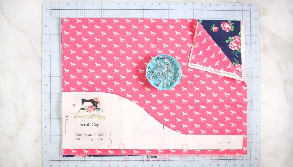 How to Make a Scrub Cap: FREE Sewing Pattern and Tutorial featured by top US sewing blog, Sweet Red Poppy