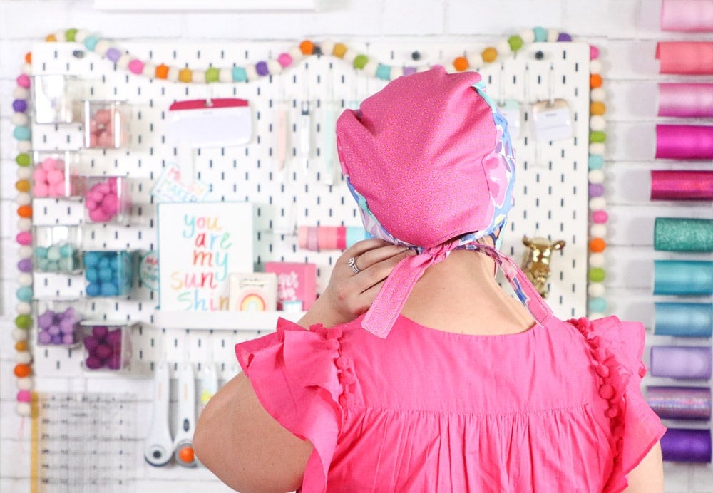 How to Make a Scrub Cap: FREE Sewing Pattern - Sweet Red Poppy