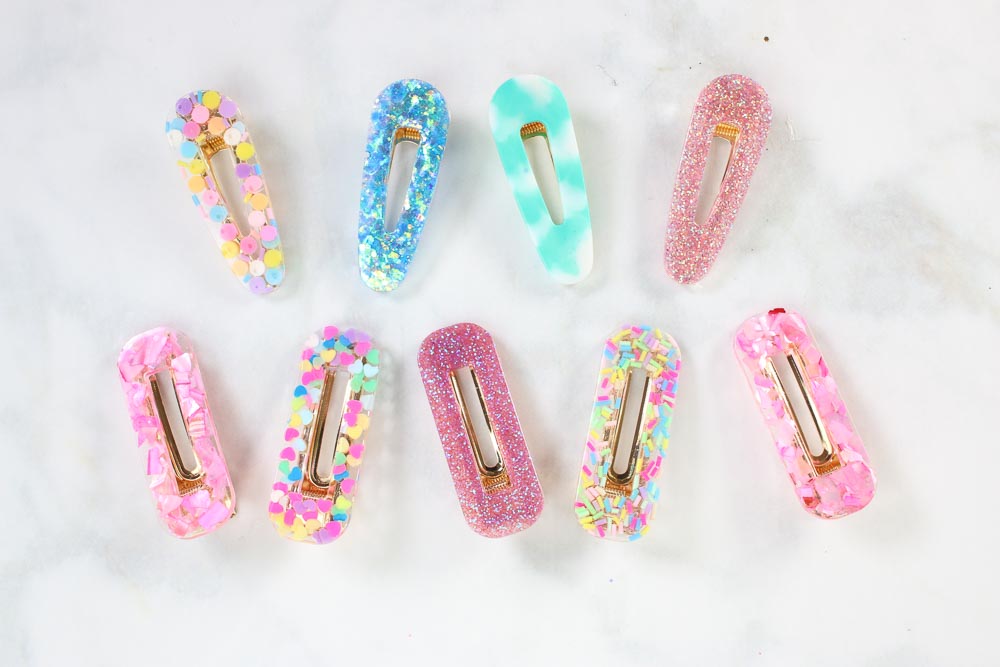 Making Resin Hair Clips and a mini LET'S RESIN Epoxy Resin Review