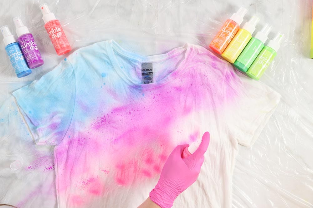 Let's Dye T-Shirts with Dry Tie Dye Powder 