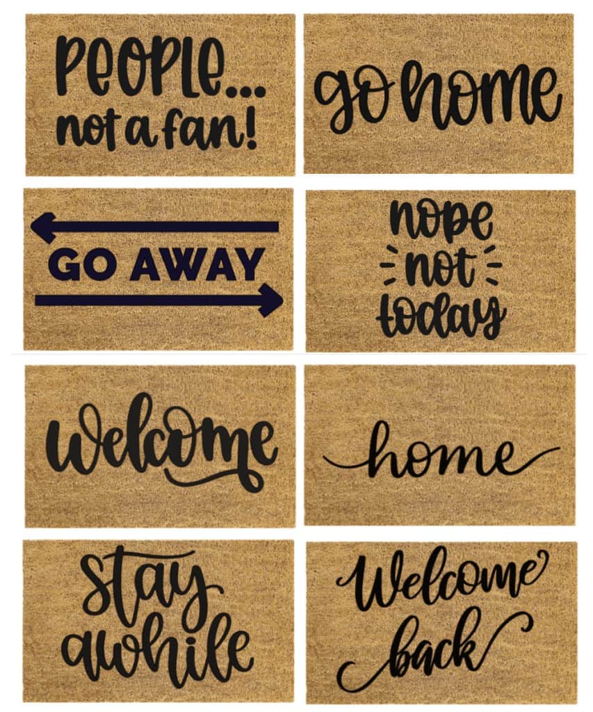 Stay Awhile Doormat, Home Doormat, Front Door Mat