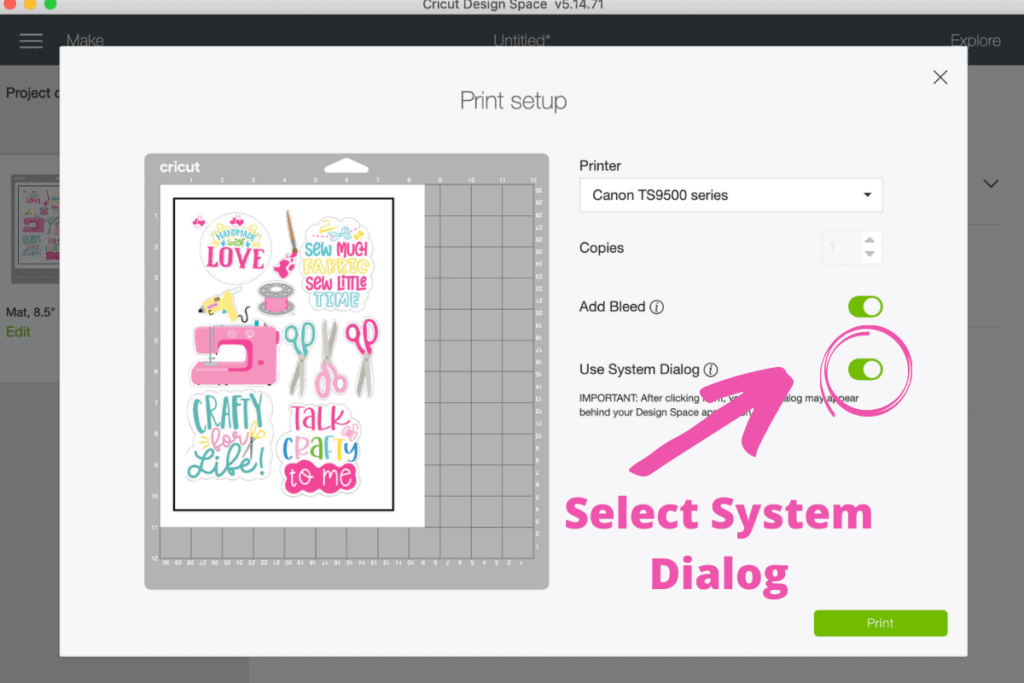 Cricut Print Then Cut Stickers Tutorial