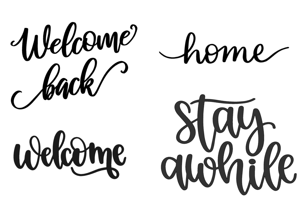 Welcome Home Mat SVG, Welcome Home SVG, Doormat 