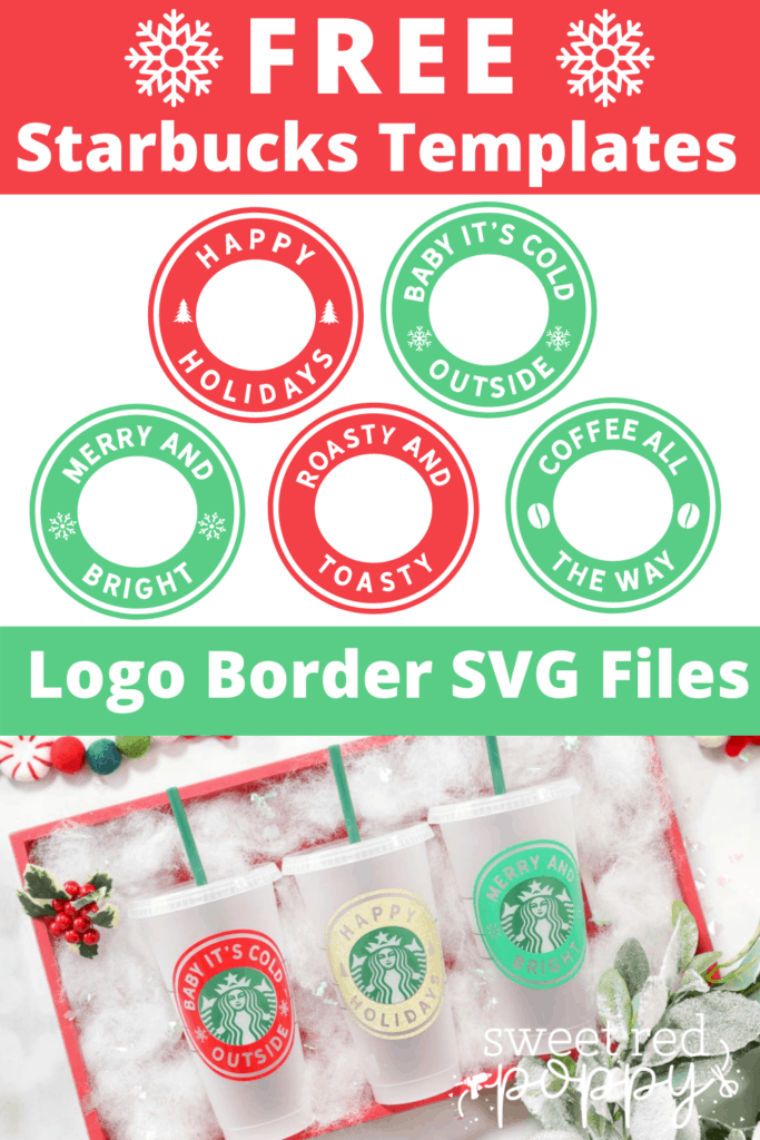 Learn How to Customize Starbucks Cups with Personalized Vinyl Logo Decals. FREE Starbucks SVG Template and Files Included. 