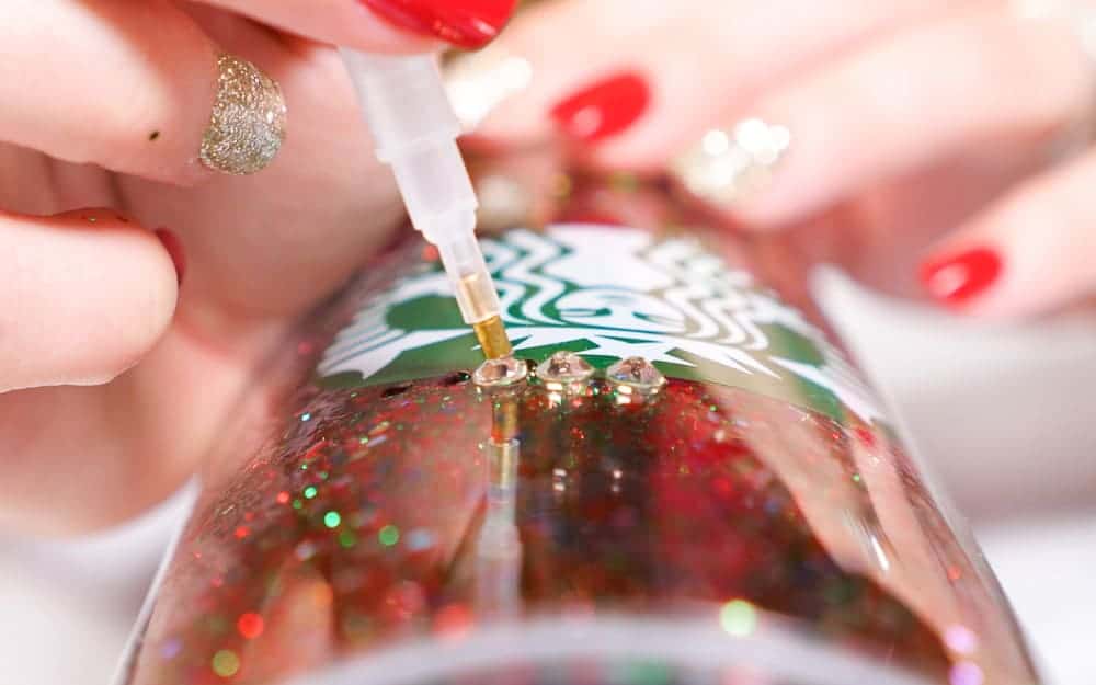 Starbucks Red Glitter Snow Globe Tumbler - Whimsikettle