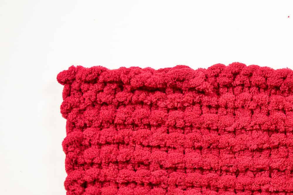 How to Crochet: Bernat Blanket Extra Thick Table Knit Pillow: JOANN SAL  2022 (Right Handed) 