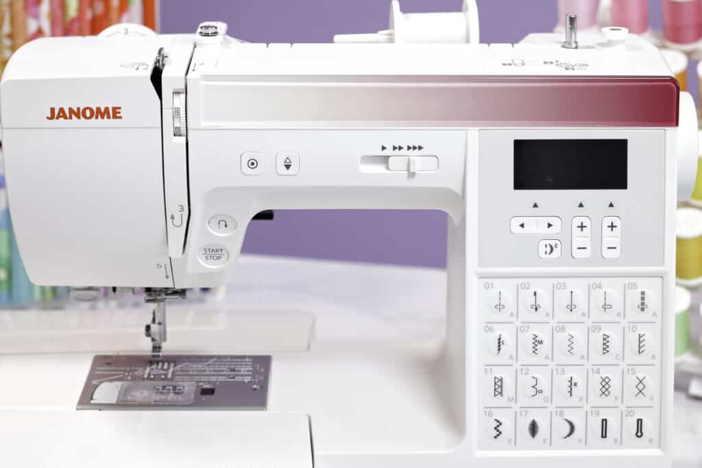 Janome Sewist by popular US sewing blog, Sweet Red Poppy: image of a Janome Sewist 740 DC.