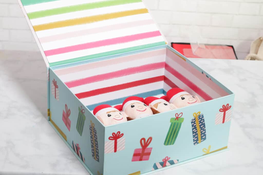 Joann Christmas Storage by popular US craft blog, Sweet Red Poppy: image of Joann flip top storage boxes. 