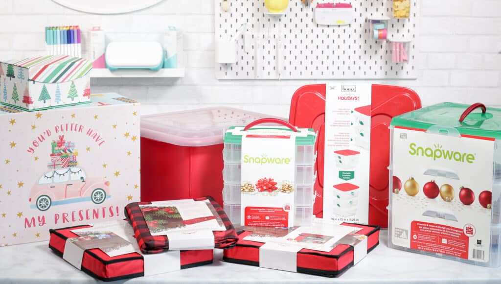 Joann Christmas Storage by popular US craft blog, Sweet Red Poppy: image of Joann storage and organization containers. 