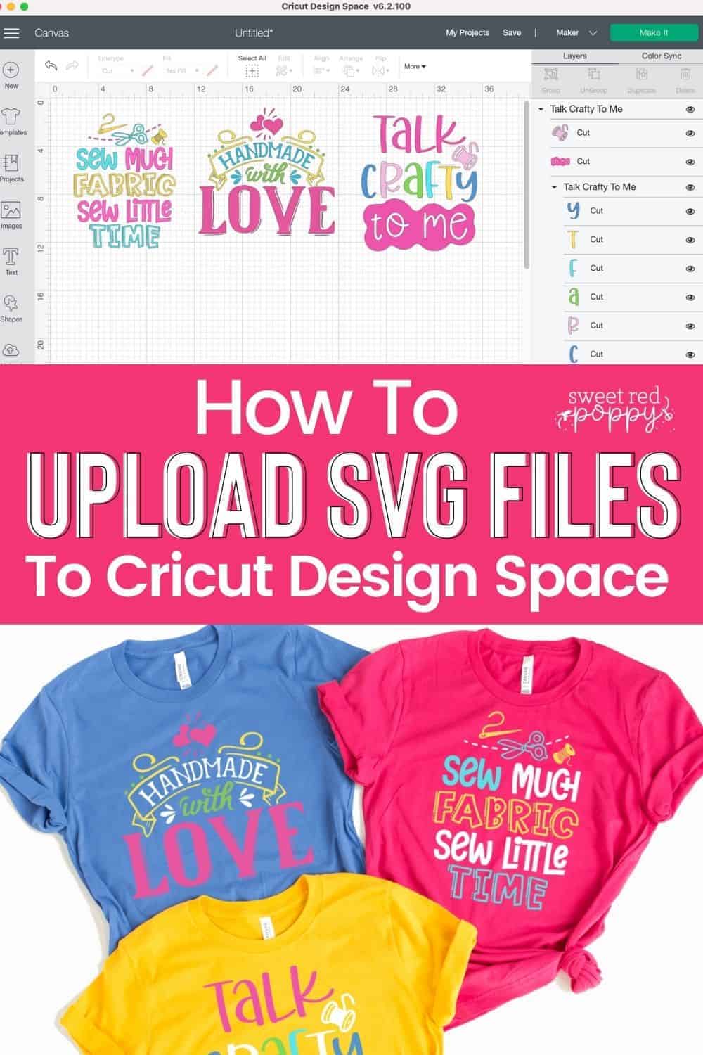 Download How To Upload Svg To Design Space Us Craft Sweet Red Poppy