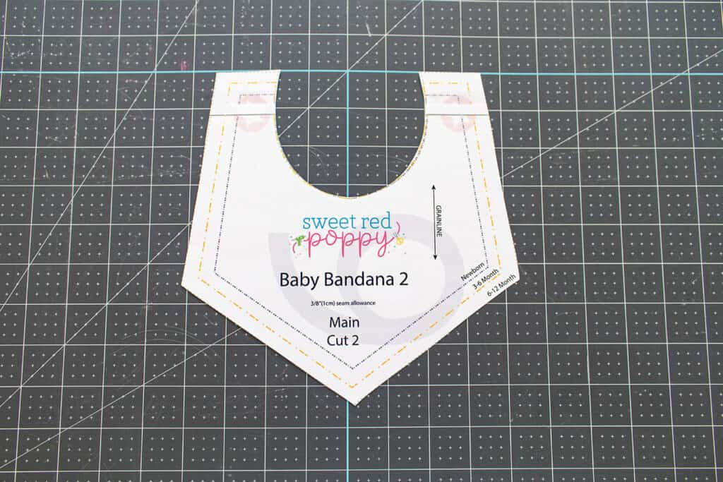 Baby Bandana Bib PDF Sewing Pattern And Tutorial DIY Baby 