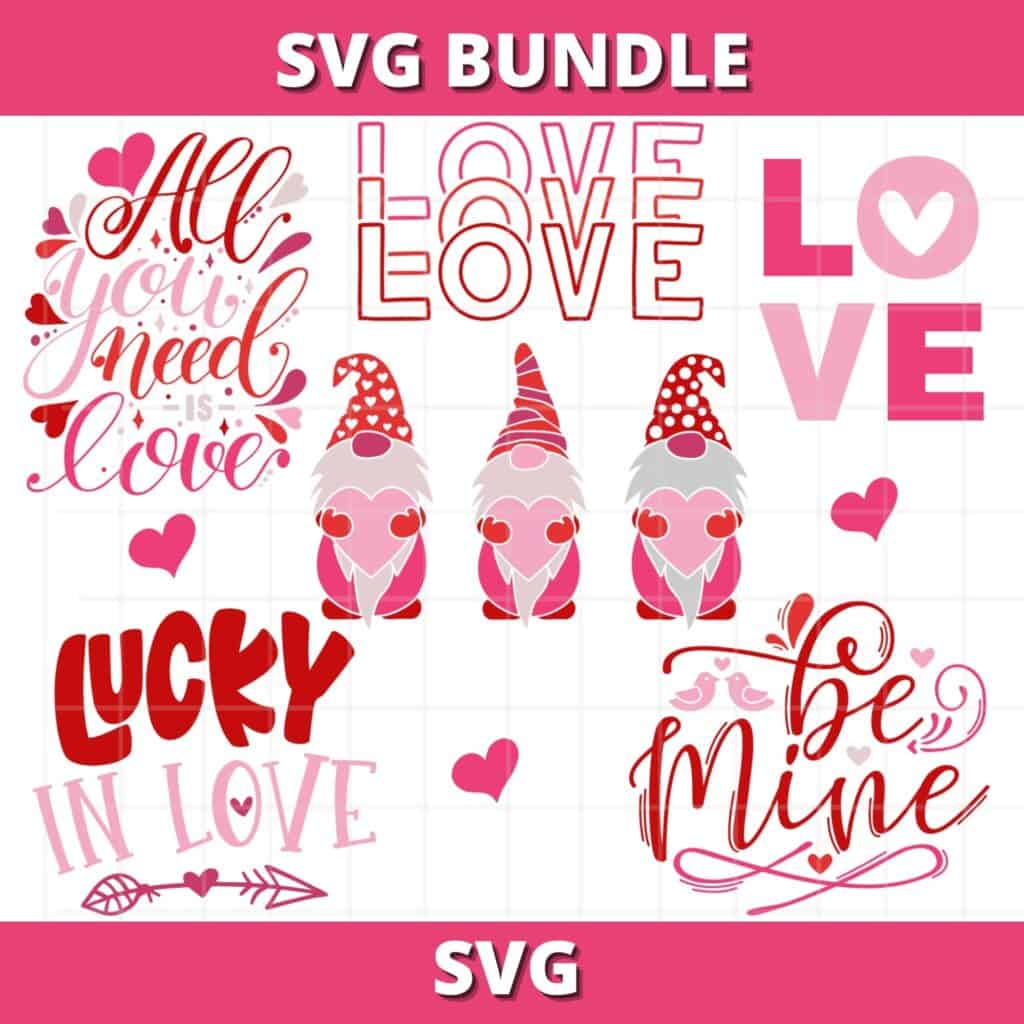 FREE Valentine's Day SVG Files Sweet Red Poppy