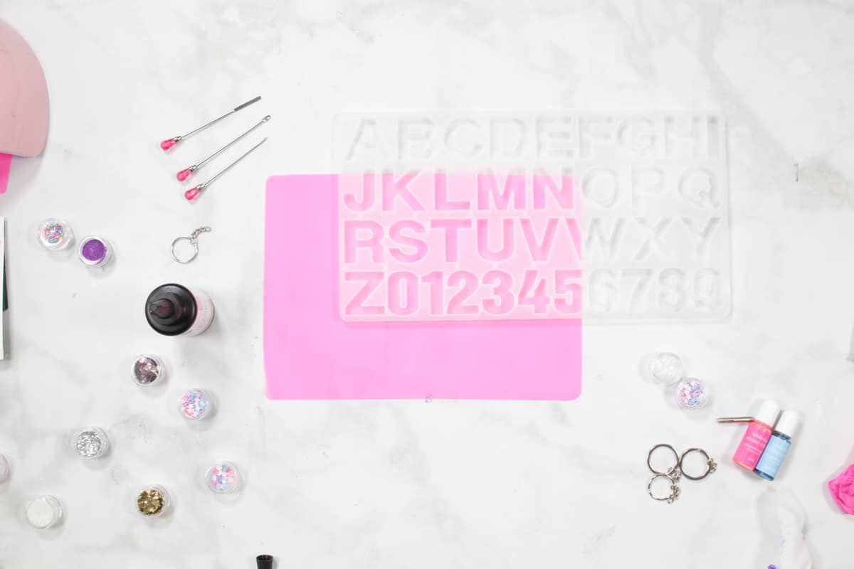 UV Resin Keychain Tutorial US craft Sweet Red Poppy