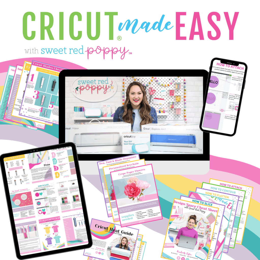 Cricut Maker 3 by popular US craft blog, Sweet Red Poppy: Pinterest  image of how to use a Circut Maker 3. 