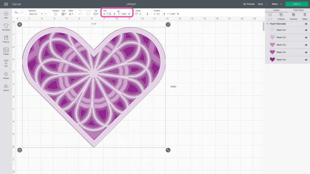 Free Free 111 Layered Heart Mandala Svg Free SVG PNG EPS DXF File