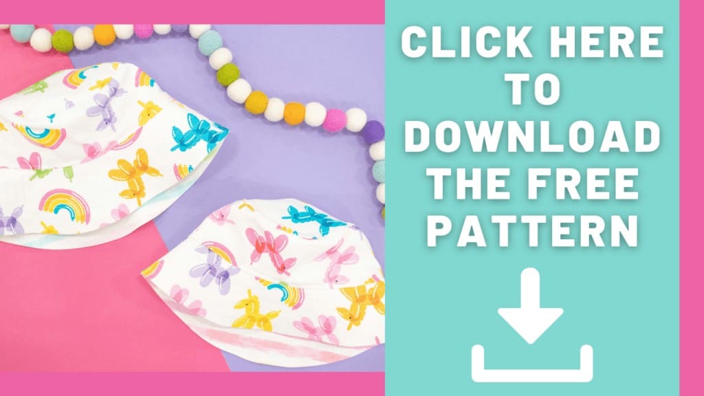 Sun Hat Pattern Bundle Kids & Adult Sizes Print at Home, Copy Shop