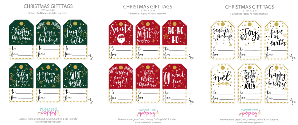 The BIG Bundle of Printable Christmas Gift Tags with 150+ Printable Ho –  Simple Made Pretty