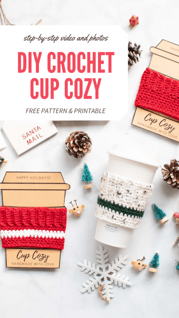 CRICUT Cup Cozy and Cup Sleeve Templates, for Handmade Cup Cozies