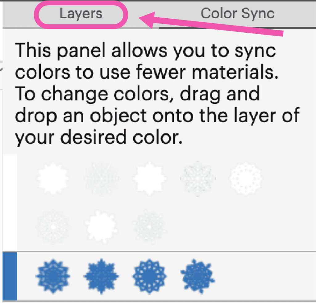 Click 'Layers' at the top of the Layers Panel to get back.