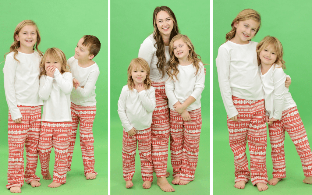 How to Sew Pajama Pants for Kids (with DIY Glitter Monogram Top)