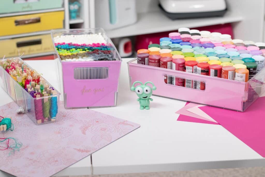 My Colorful Craft Room Storage and Decor ⋆ Dream a Little Bigger