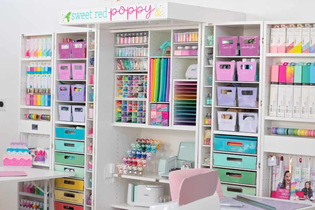 DreamBox Craft Room Makeover - Sweet Red Poppy