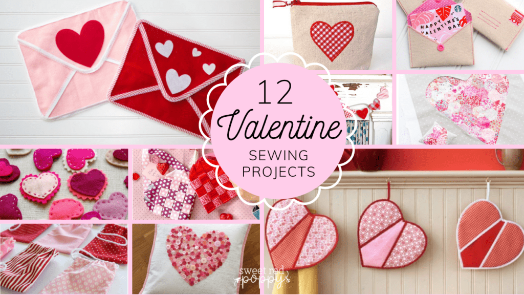 DIY Fabric Hearts for Valentine's Day - Sewing