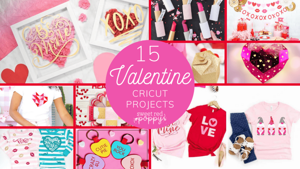 Valentine's Day Cut Paper Hearts for the Cricut - Hey, Let's Make