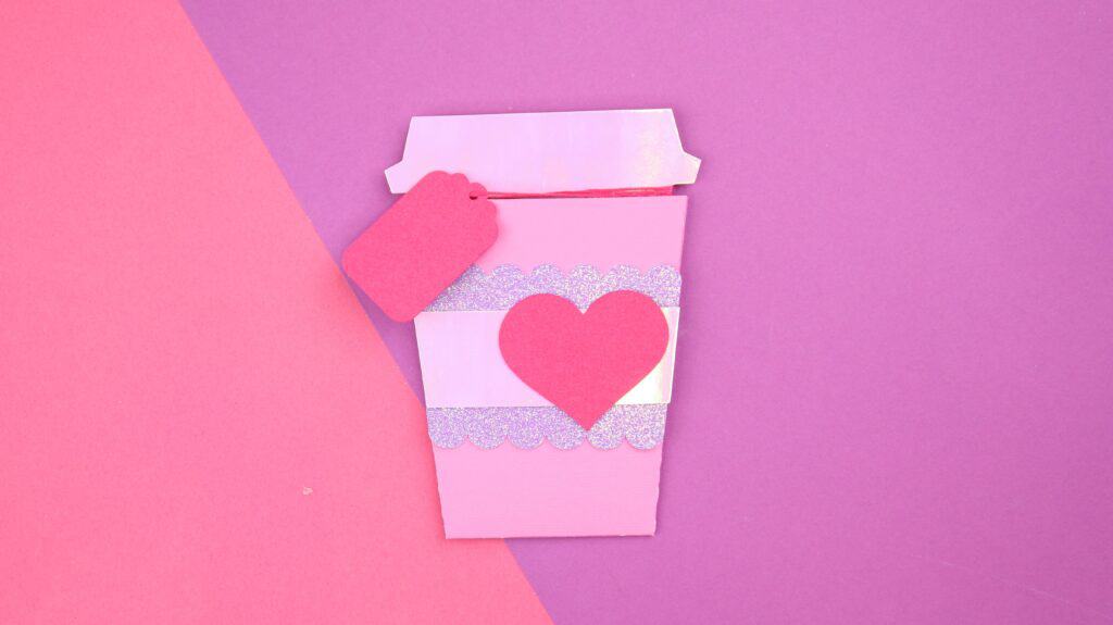 Valentine's Day Gift Card Holder, Love & Coffee - My Party Design