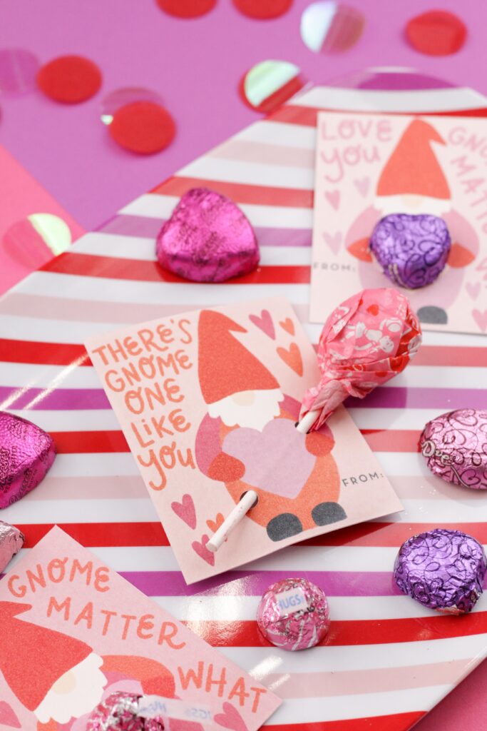 Gnome Valentine Craft by I Heart Crafty Things