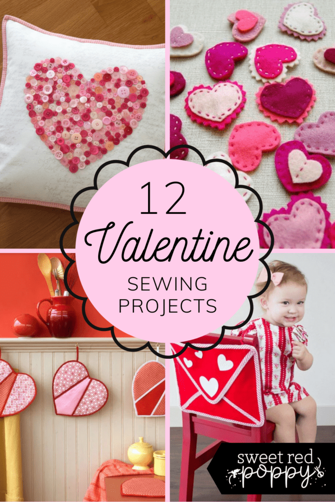 DIY Fabric Hearts for Valentine's Day - Sewing