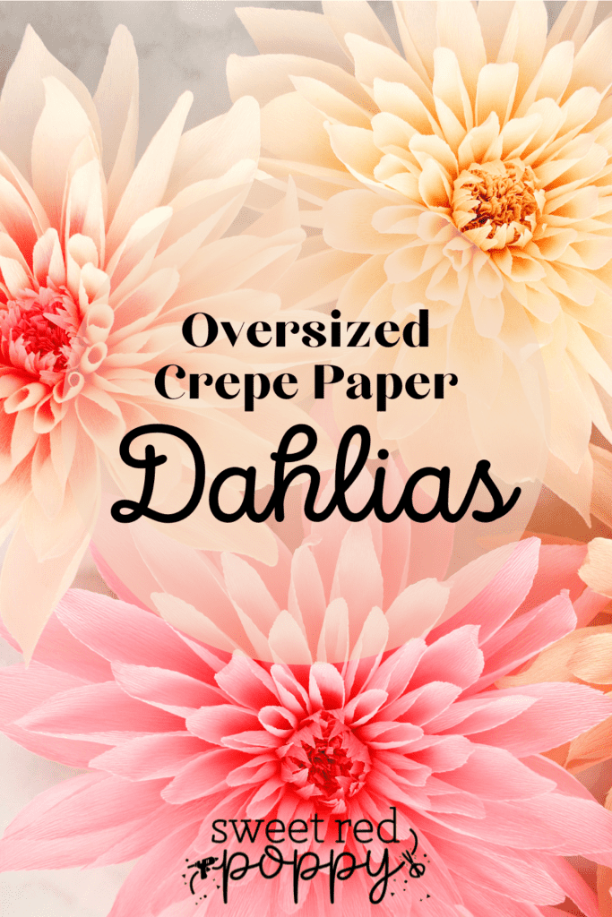 Crepe Paper Flower Resource Guide - Sweet Red Poppy