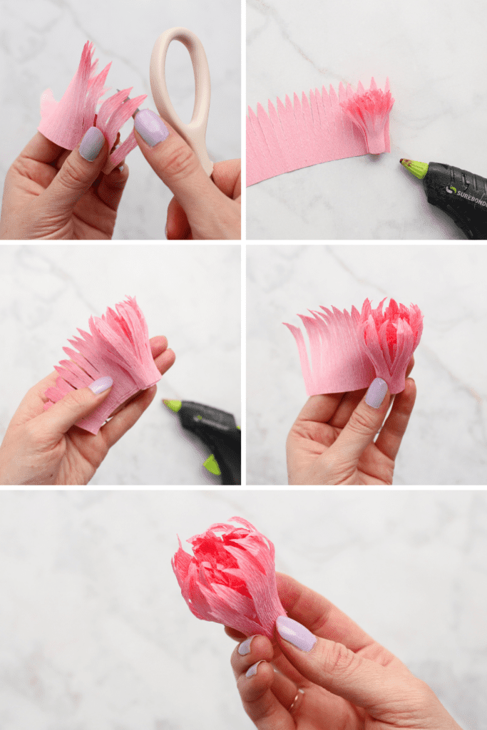 How to Make Crepe-Paper Flowers