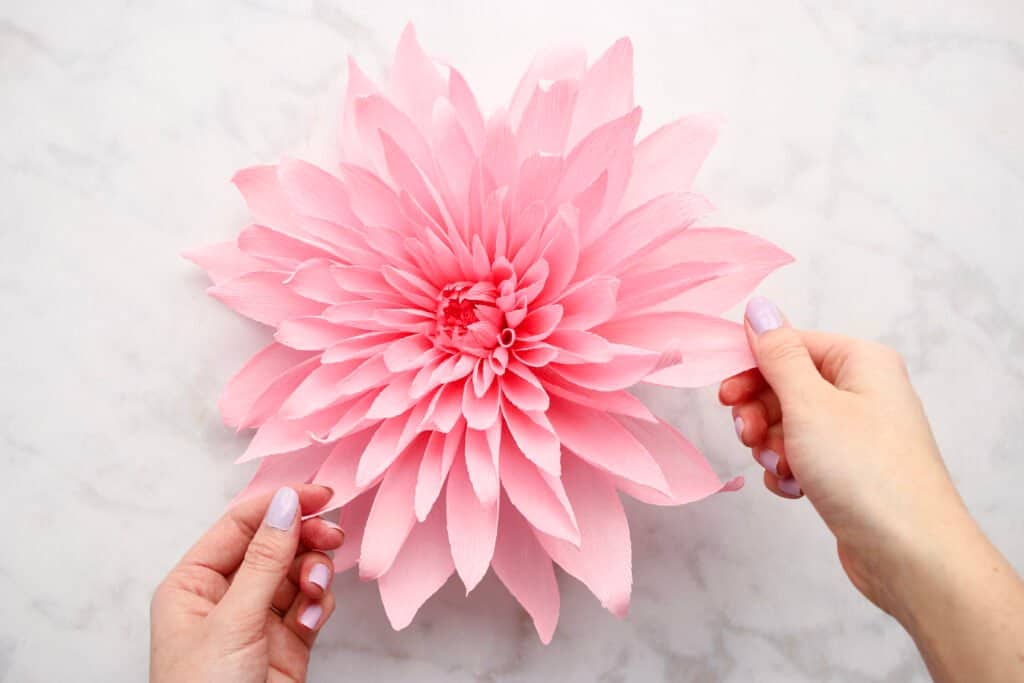 How to Make Paper Dahlia Flowers
