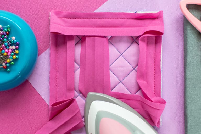 How to Join Bias Tape with a Diagonal Seam Sweet Red Poppy