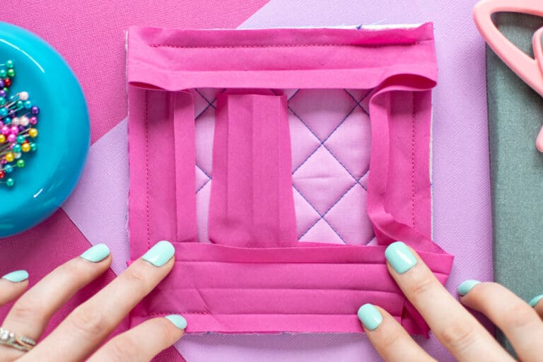 How to Join Bias Tape with a Diagonal Seam Sweet Red Poppy