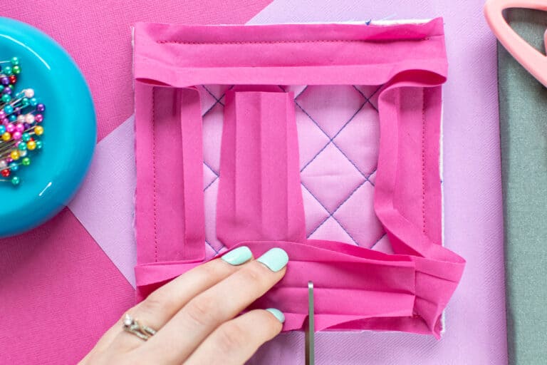 How to Join Bias Tape with a Diagonal Seam Sweet Red Poppy