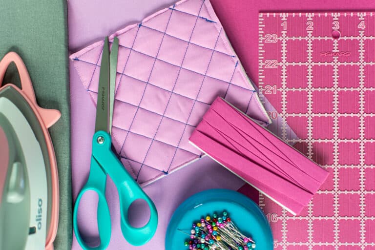 How to Join Bias Tape with a Diagonal Seam Sweet Red Poppy