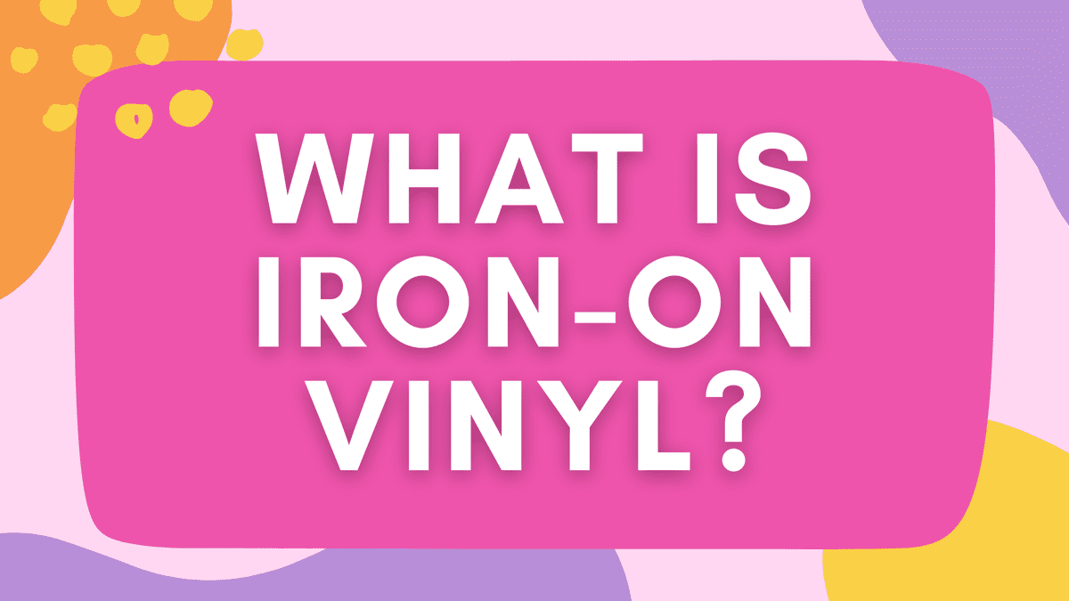What's the Difference Between IronOn Vinyl and Adhesive Vinyl? Sweet