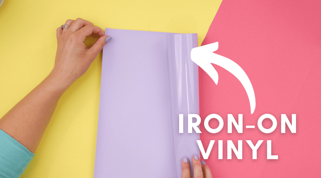 What's the difference between iron on backing and adhesive backing? 