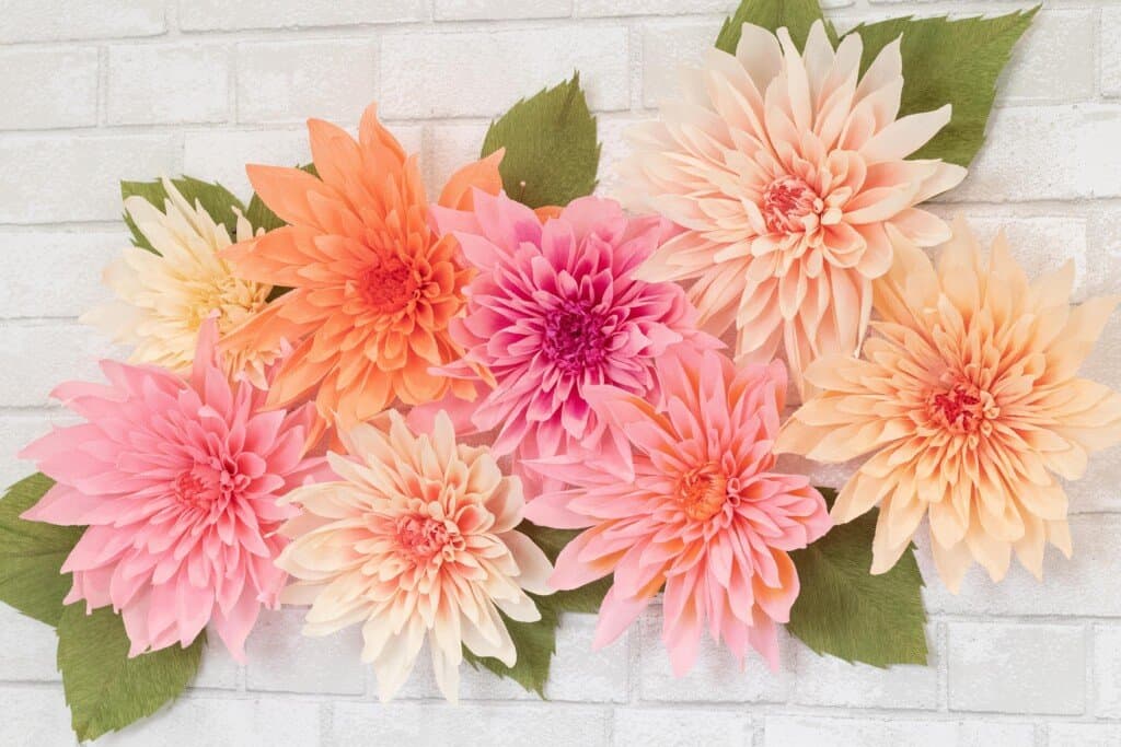 Paper Dahlia - Simple DIY Gift Topper - Polished Habitat