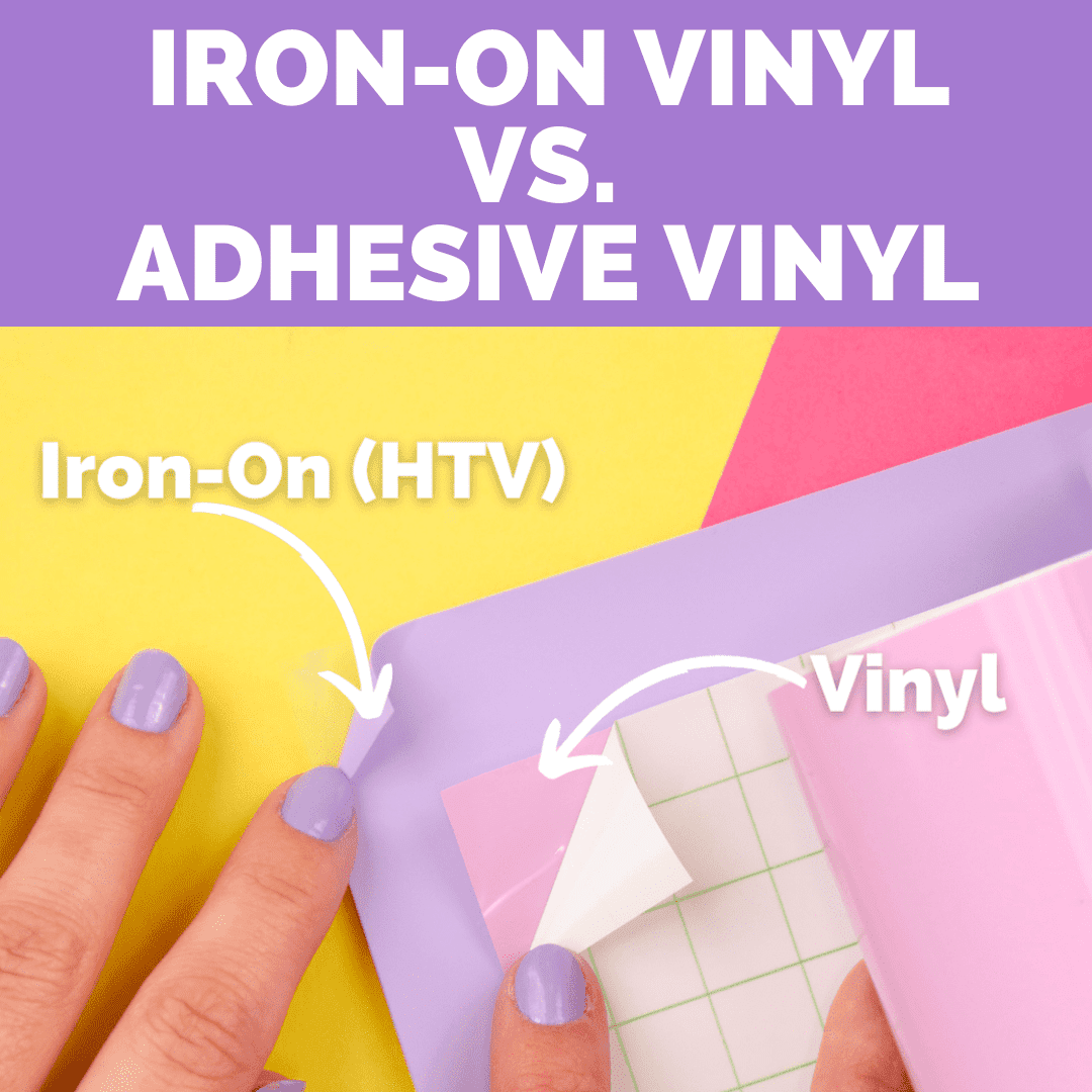 What's the Difference Between Iron-On Vinyl and Adhesive Vinyl