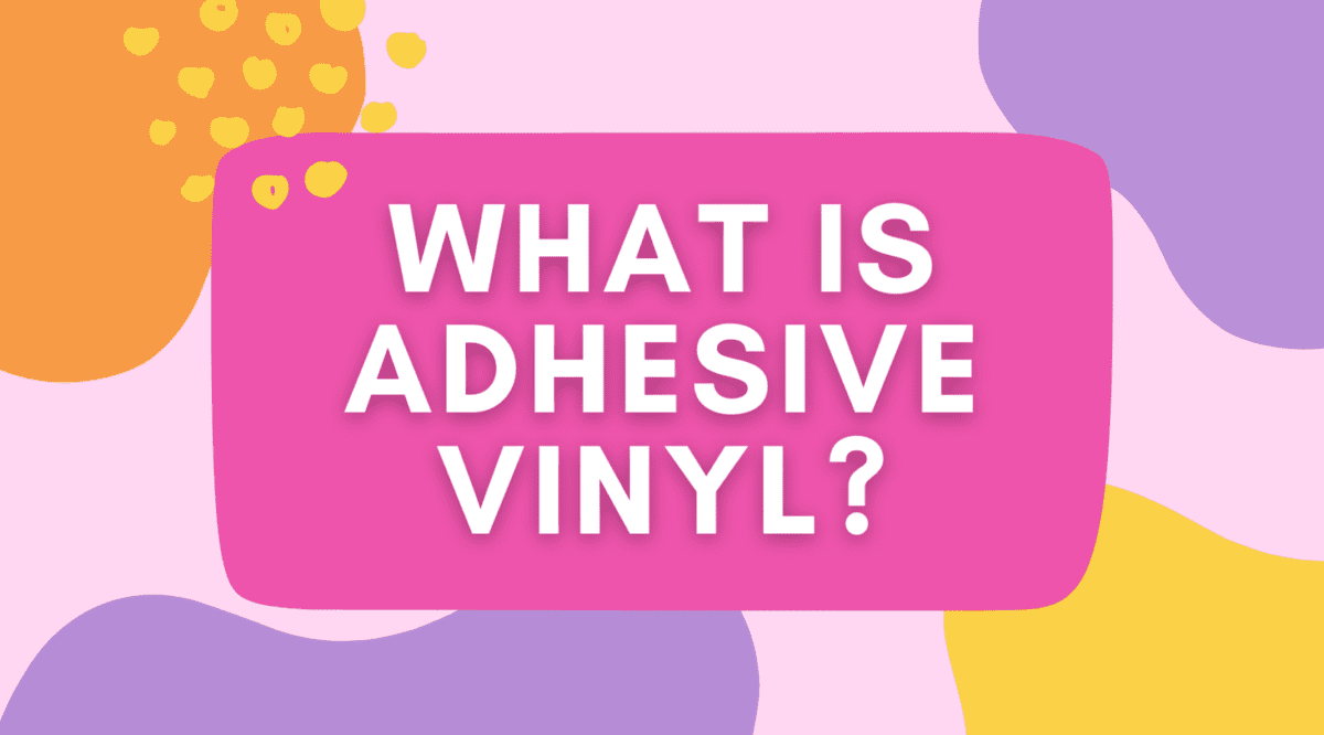 What's the Difference Between IronOn Vinyl and Adhesive Vinyl? Sweet